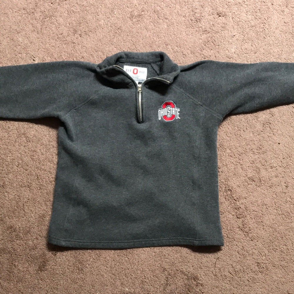 3/4 zip up Ohio state jacket